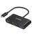 USB-C Hub 3w1 4K HDMI szary