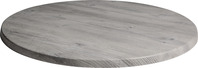 Tischplatte Topalit rund; 60 cm (Ø); hellgrau; rund