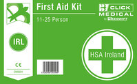 Click Medical 11-25 HSA IRISH 1ST AID KIT LAB C/W EYEWASH/BURN DRESSING