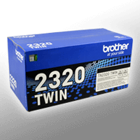 2 Brother Toner TN-2320TWIN schwarz