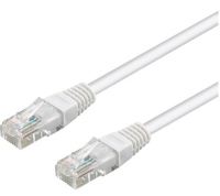 Goobay 1.5m, Cat5e UTP hálózati kábel Fehér 1,5 M