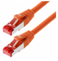 Helos Cat 6 S/FTP 5 m Netzwerkkabel Orange Cat6 S/FTP (S-STP)