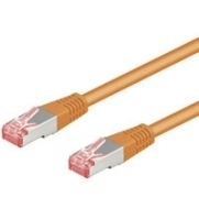 Goobay CAT 6-5000 SSTP PIMF 50.0m Netzwerkkabel Orange 50 m