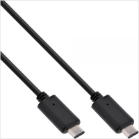 InLine USB 3.1 Typ C, 2m USB-kabel USB 3.2 Gen 2 (3.1 Gen 2) USB C Zwart