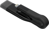 Emtec iCOBRA2 USB flash meghajtó 32 GB USB Type-A / Lightning 3.2 Gen 1 (3.1 Gen 1) Fekete