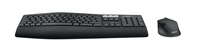 Logitech MK850 Performance tastiera Mouse incluso RF senza fili + Bluetooth QWERTZ Tedesco Nero