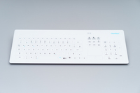 GETT Cleankeys CK4 keyboard USB QWERTZ German White