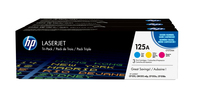 HP 125A 3er-Pack Cyan/Magenta/Gelb Original LaserJet Tonerkartuschen