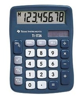 Texas Instruments TI-1726 számológép Hordozható Kijelző kalkulátor Kék