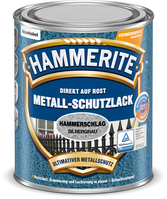 Hammerite Metall-Schutzlack Hammerschlag Silbergrau 0,75 l