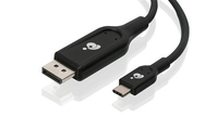 iogear G2LU3CDP12 video cable adapter 2 m USB Type-C DisplayPort Black