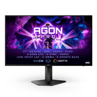 AOC AG276QZD számítógép monitor 67,3 cm (26.5") 2560 x 1440 pixelek Quad HD OLED Fekete