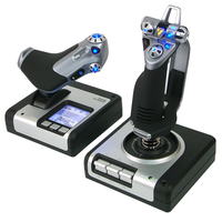 Logitech G Flight Control System Zwart, Zilver USB 2.0 Vluchtsimulator Analoog/digitaal PC
