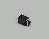 BKL Electronic 1109030 tussenstuk voor kabels 6.3mm mono Nee Zwart