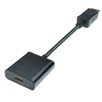 M-Cab 6060001 Videokabel-Adapter 0,2 m DisplayPort HDMI Typ A (Standard) Schwarz