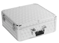Roadinger 30122053 Audiogeräte-Koffer/Tasche Aufzeichnungen Aktentasche/klassischer Koffer Sperrholz Silber