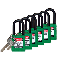 Brady 813597 padlock Conventional padlock 6 pc(s)