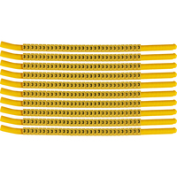 Brady SCNG-18-3 znacznik kablowy Czarny, Żółty Nylon 300 szt.