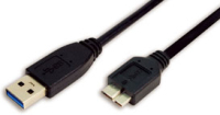 LogiLink 3m USB 3.0 câble USB USB 3.2 Gen 1 (3.1 Gen 1) USB A Micro-USB B Noir