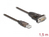 DeLOCK 62645 soros kábel Fekete 1,5 M USB A típus DB-9