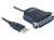 DeLOCK USB to Printer cable 1,8m Paralleles Kabel Schwarz