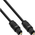 InLine 89926 audio kabel 0,5 m Toslink Zwart