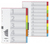 Pagna 32006-20 intercalaire de classement Onglet avec index numérique Carton Multicolore