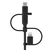 Belkin BOOST CHARGE USB kábel 1 M USB A USB C/Micro-USB B/Lightning Fekete