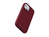 Njord byELEMENTS Suede MagSafe Case for iPhone 15, Rot