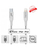 Altadif ALTCABLMFIUSBC câble Lightning 1 m Blanc
