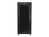 Lanberg free standing rack 19inch cabinet 27U 600x600 glass door LCD flat pack black Szabadonálló állvány