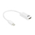 ACT AC7525 adaptador de cable de vídeo 0,15 m Mini DisplayPort HDMI tipo A (Estándar) Blanco