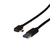 EFB Elektronik EBUSBC-USBC5GAK.0,5 USB Kabel 0,5 m USB 3.2 Gen 1 (3.1 Gen 1) USB A USB C Schwarz