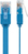 Goobay CAT 6 Flat Patch Cable, U/UTP, blue, 2 m