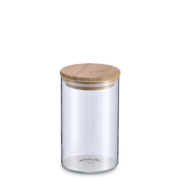 Zeller Vorratsglas, 1000 ml, Bamboodeckel