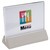 APS Kartenhalter, 2-teilig, 11,5 x 4,5 cm, H: 10 cm, Beton, Acryl, -ELEMENT-