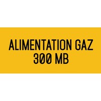 Alimentation gaz 330 MB - autocollant - L.200 x H.100 mm