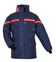 Jacke Classic, Herren, Kälteschutzjacke, mäßige Temperatur, bis 0°C - 10°C, Navy-Rot, Gr. 54/56