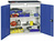 Werkzeug- und Materialschrank Serie 2000, 7035/5010, 2 Schubladen, 2 Fachböden durchgehend