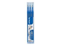 Pilot Refill for FriXion Ball/Clicker Pens 0.7mm Tip Blue (Pack 3)