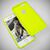 iPhone 6 6S Hülle Handyhülle von NALIA, Ultra Slim TPU Silikon Cover Neon Case Gelb