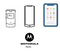 Rear Frame (Single SIM Card Slot) Black for Motorola Moto G XT1032 Frame (Single SIM Card Slot) Black Handy-Ersatzteile