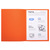 100er Aktendeckel FOREVER®170 100% Recycling 24x32cm - Orange