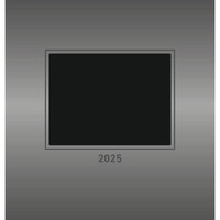 Bastelkalender 2025, 21x22cm, silber ALPHA 104451