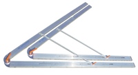 rabo verstellbarer Bauwinkel, zusammenklappbar, stufenlos von 0-120° einstellbar, Schenkellänge 175cm