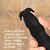 Klever® Kutter - 1 Stk - schwarzes Sicherheitsmesser mit zwei verdeckten Klingen im Doppelhaken-Design - Einweg-Sicherheitsschneider für präzise Schnitte