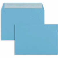 Briefumschläge C6 100g/qm haftklebend VE=100 Stück intensivblau