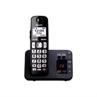 KX-TGE820E - Cordless phone - answering system with caller ID/call waiting - DECT\\GAP - 3-way call capability - black
