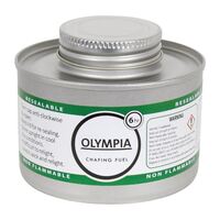 Olympia Liquid Chafing Fuel Food Warmer - Easy to Open and Reseal - 6 Hour Tins