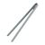 Vogue 11 High Heat Tweezer Tongs in Grey Silicone - No Damage for Non Stick